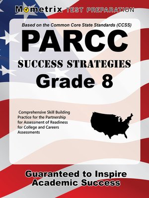 cover image of PARCC Success Strategies Grade 8 Study Guide